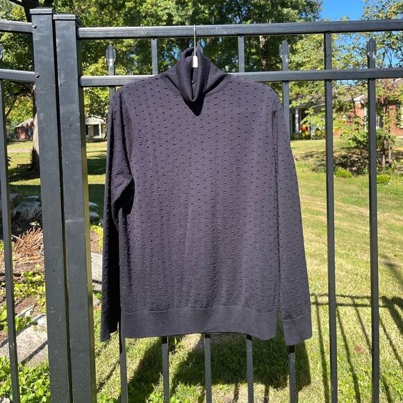 COS Swiss Dot Wool Turtleneck Sweater - Picture 1 of 7
